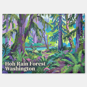 Hoh-regenwoud Washington USA Magneet
