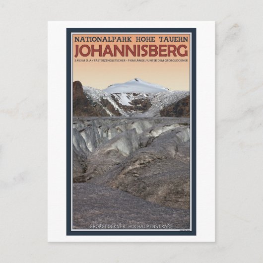 Hohe Tauern - Johannisberg Briefkaart (Voorkant)