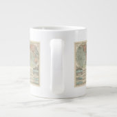 Hohen und Tiefen - Highs and Lows Atlas Map Grote Koffiekop (Achterkant)