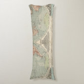 Hohen und Tiefen - Highs and Lows Atlas Map Lichaamskussen (Voorkant Verticaal)