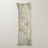 Hohen und Tiefen - Highs and Lows Atlas Map Lichaamskussen (Achterkant (Verticaal))