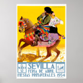 HOHENLEITER. Sevilla, Feria de Abril, Poster (Voorkant)