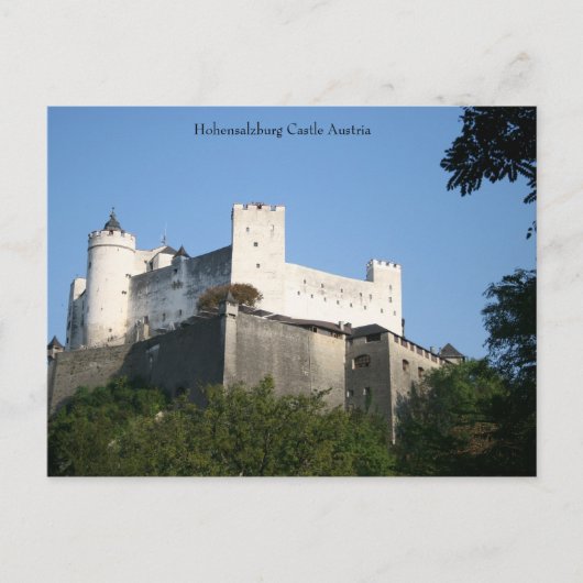 Hohensalzburg Castle, Oostenrijk Briefkaart (Voorkant)