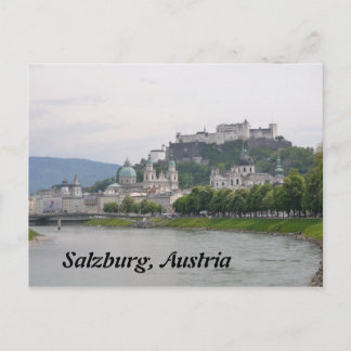 Hohensalzburg Castle, Salzburg, Austria Post Card Briefkaart
