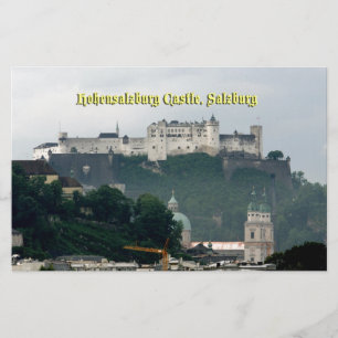 Hohensalzburg Castle, Salzburg, Oostenrijk Briefpapier