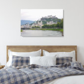 Hohensalzburg Castle, Salzburg, Oostenrijk Canvas Afdruk (Insitu (Slaapkamer))