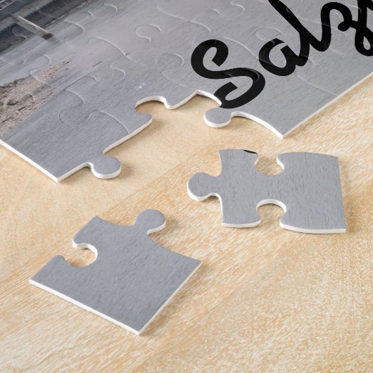 Hohensalzburg Castle, Salzburg, Oostenrijk Puzzle Legpuzzel (Zijkant)