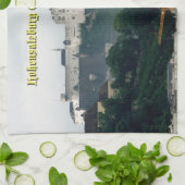 Hohensalzburg Castle, Salzburg, Oostenrijk Theedoek (Gevouwen)