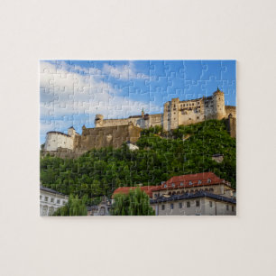 Hohensalzburg Fortress in Salzburg, Oostenrijk Legpuzzel