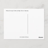 Hohenschwangau Castle en Alps, Beieren, Duitsland Briefkaart (Achterkant)