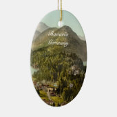 Hohenschwangau Castle en Alps, Beieren, Duitsland Keramisch Ornament (Rechts)