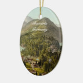 Hohenschwangau Castle en Alps, Beieren, Duitsland Keramisch Ornament (Links)