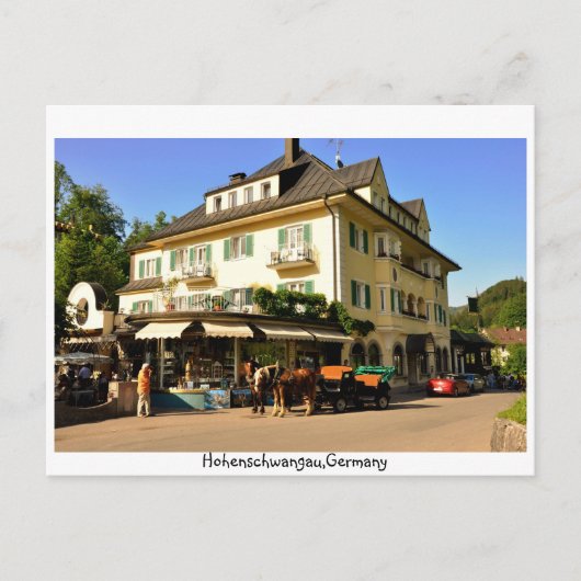 Hohenschwangau Duitsland Briefkaart (Voorkant)