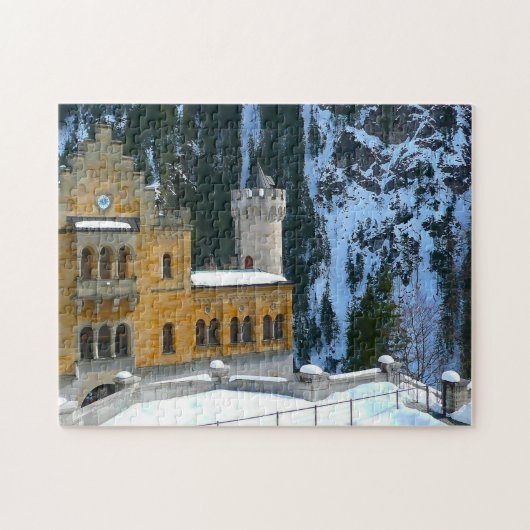 Hohenschwangau Duitsland. Legpuzzel (Horizontaal)