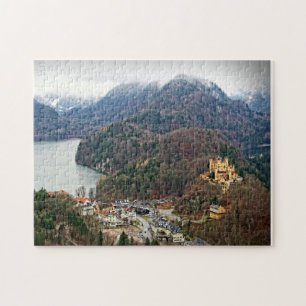 Hohenschwangau Kasteel -Schwangau, Duitsland Puzze Legpuzzel