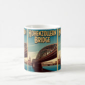  Hohenzollern Bridge cologne Duitsland cadeau Koffiemok (Center)