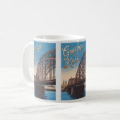  Hohenzollern Bridge cologne Duitsland cadeau Koffiemok (Voorkant links)