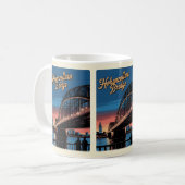  Hohenzollern Bridge cologne Duitsland cadeau Koffiemok (Voorkant links)