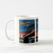  Hohenzollern Bridge cologne Duitsland cadeau Koffiemok (Links)