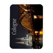 Hohenzollern Bridge, Keulen Cathedral, Duitsland Magneet (Verticaal)