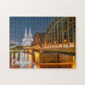 Hohenzollern Bridge, Keulen, Duitsland Legpuzzel (Horizontaal)