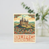  Hohenzollern Castle Burg Hohenzoller cadeau Briefkaart (Staand voorkant)
