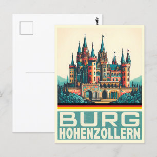 Hohenzollern Castle Burg Hohenzoller cadeau Briefkaart