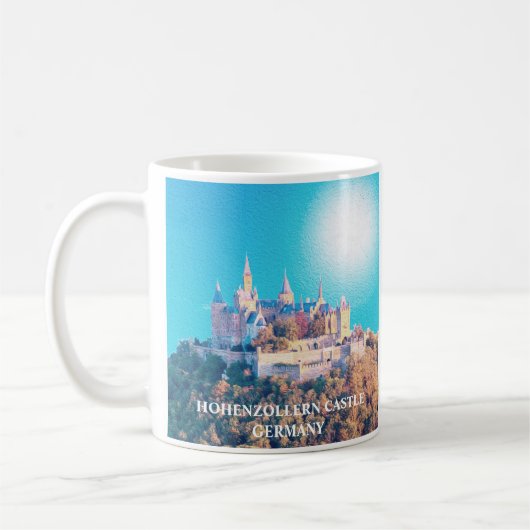 Hohenzollern Castle Germany Painting Koffiemok (Links)