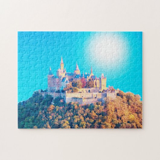 Hohenzollern Kasteel Duitsland Schilderij Legpuzzel (Horizontaal)