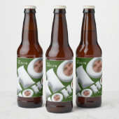 HOHO! Creëer Uw eigen vakantie cadeau label! Bier Etiket (Flessen)