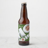 HOHO! Creëer Uw eigen vakantie cadeau label! Bier Etiket (Voorkant)