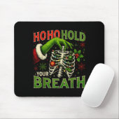Hoho Hold Your Breath Funny Nurse Christmas  Muismat (Met muis)