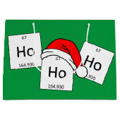 HoHo Holmium Chemistry Element met kerstmis Large Cadeautasje (Voorkant)