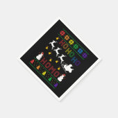 Hoho Homo LGBT Ugly Christmas Sweater Shirt Gift Servet (Hoek)