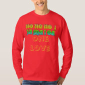 HoHo Jamaica Een liefde voor vrolijke kerstkleuren T-shirt (Voorkant)