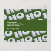 HOHO! Maak je eigen feestdagenkaart! Briefkaart (Achterkant)