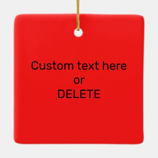 HoHoHo Aangepaste Tekst Periodiek Tabelelement HO Keramisch Ornament (Achterkant)