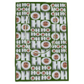 HoHoHo! Cadeau van ME! Uw gezicht inpakpapier Medium Cadeauzakje (Voorkant)