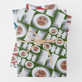 HoHoHo! Cadeau van ME! Uw gezicht inpakpapier Vel