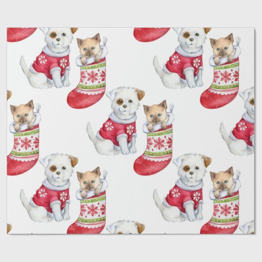 HoHoHo Cadeaupapier (Vlak)