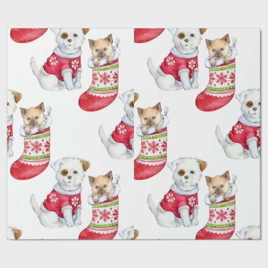 HoHoHo Cadeaupapier (Zoom)