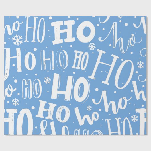 "HoHoHo" Cadeaupapier (Vlak)