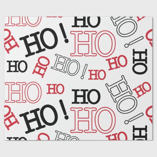 HoHoHo Cadeaupapier (Vlak)