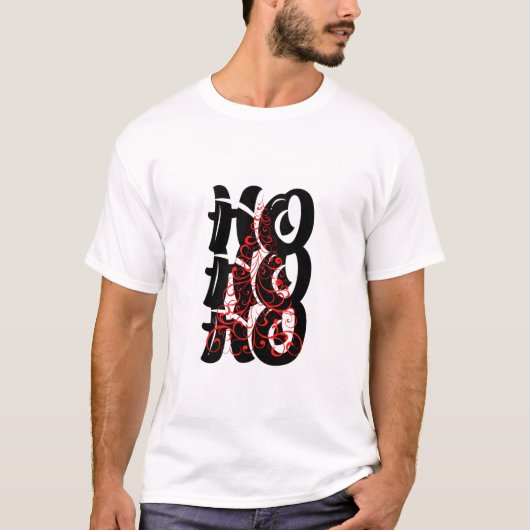 HOHOHO - CHRISTMAS T-SHIRT (Voorkant)