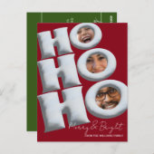 HOHOHO! Create your own holiday card! Briefkaart (Voorkant / Achterkant)