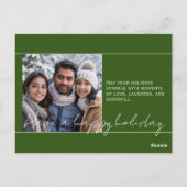 HOHOHO! Create your own holiday card! Briefkaart (Achterkant)