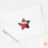 HoHoHo! De vrolijke GIFTEN van Kerstmis en een Ster Sticker (Envelop)