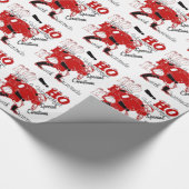 HOHOHO Een heerlijke kerst met dankbaarheid Cadeaupapier (Hoek)