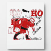 HOHOHO Een heerlijke kerst met dankbaarheid Fotoplaat (Voorkant)