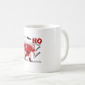 HOHOHO Een heerlijke kerst met dankbaarheid Koffiemok (Voorkant rechts)